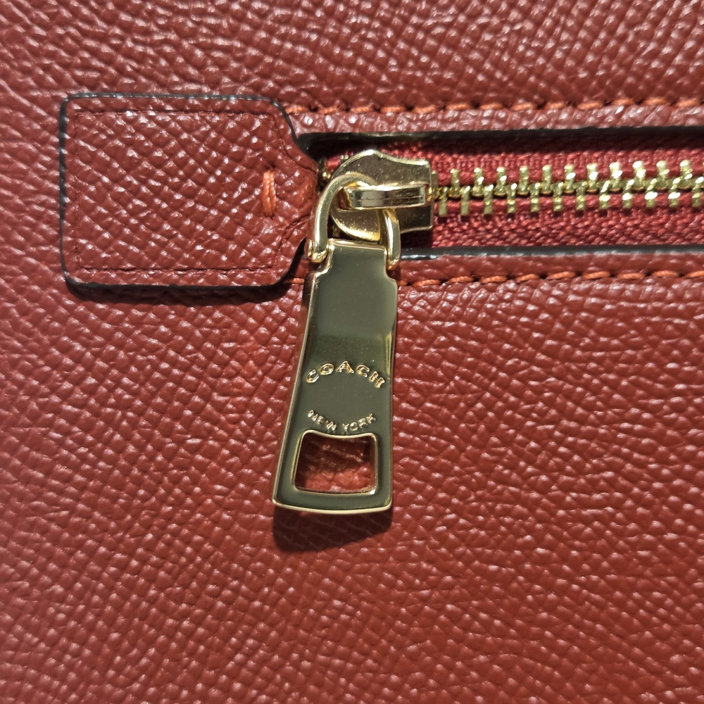 Coach Mini Rowan File Bag Red - CE871 - Picture 7 of 11